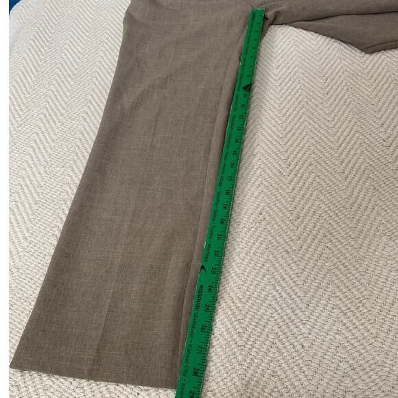 Anne Klein Women Size 10P Pants Slacks Brown Bootcut Trouser Style Retro Y2K - Picture 5 of 10